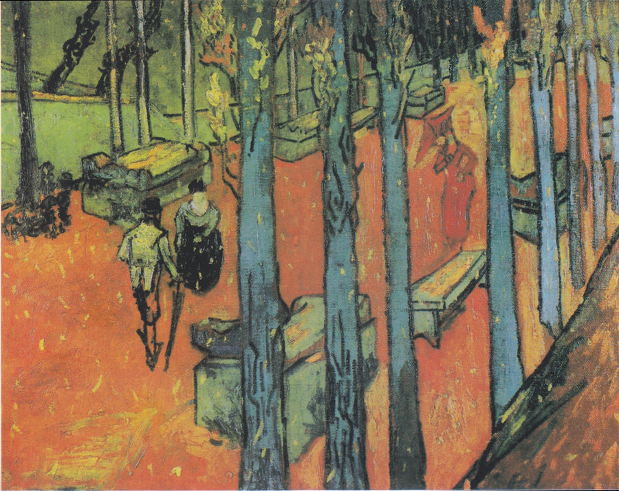 Die Alyscamps: Herbstblätter, die fallen - Vincent van Gogh