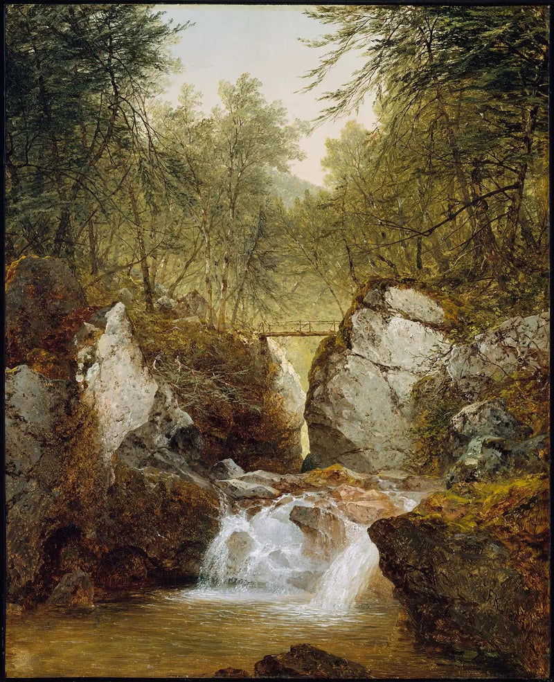 Bash-Bish-Fälle, Massachusetts - John Frederick Kensett