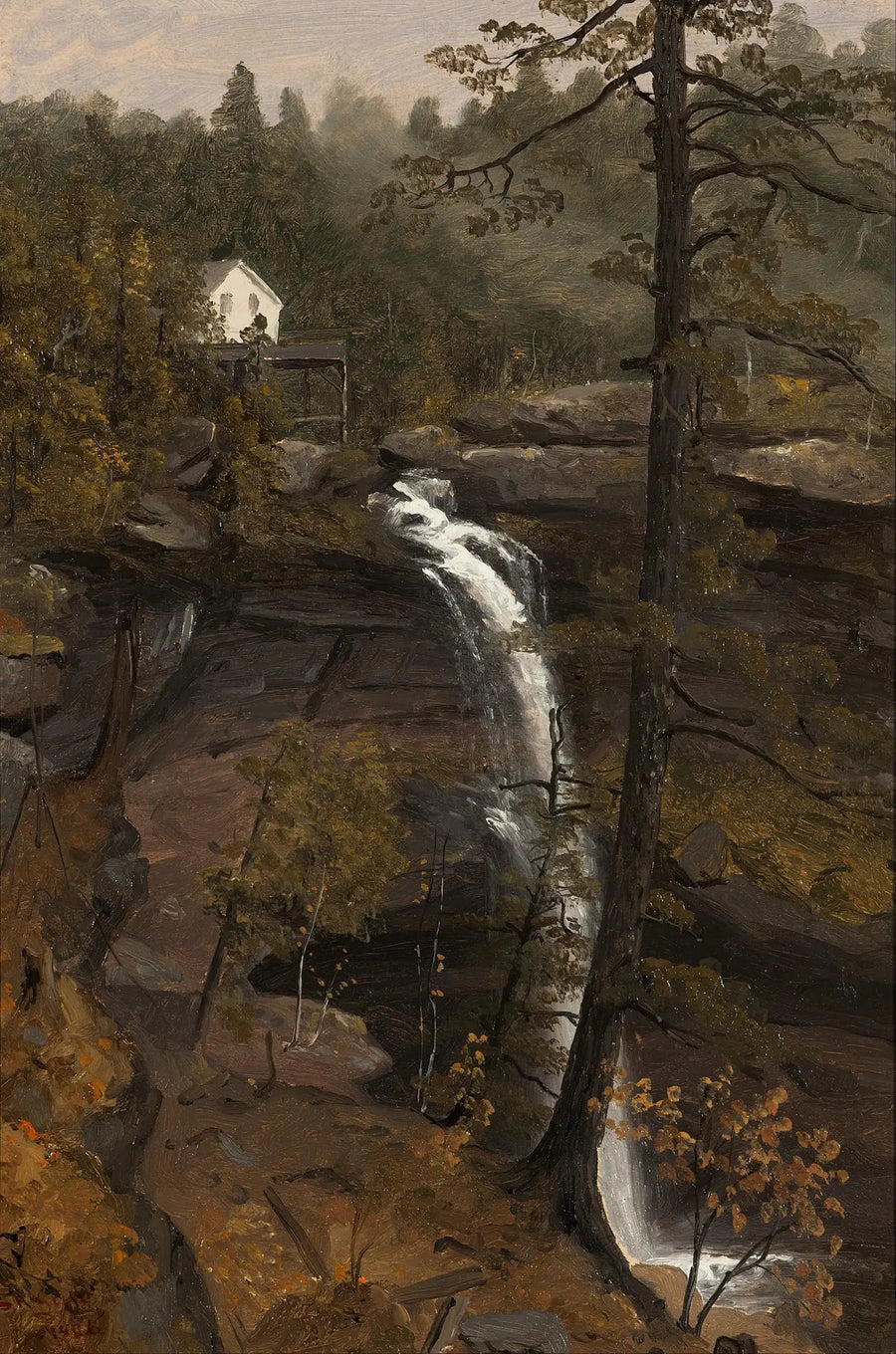Kaskaden von Kauterskill - Sanford Robinson Gifford