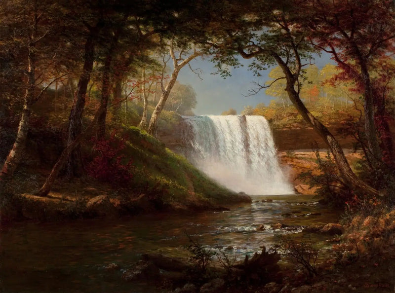 Minnehaha-Fälle - Albert Bierstadt