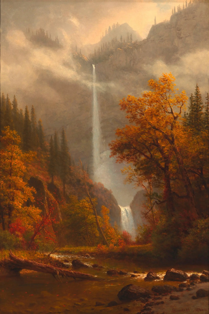 Multnomah-Fälle - Albert Bierstadt