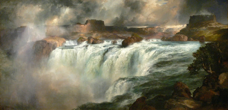 Shoshone-Fälle am Snake River - Thomas Moran
