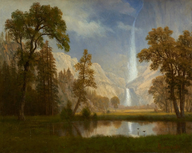 Yosemite-Fälle - Albert Bierstadt