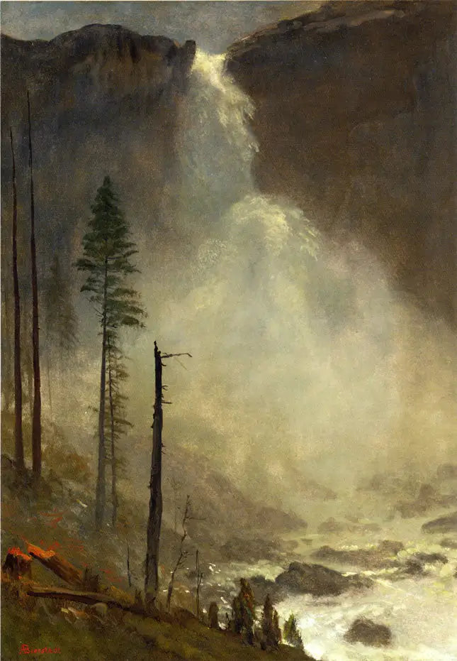 Wasserfälle im Nevada - Albert Bierstadt