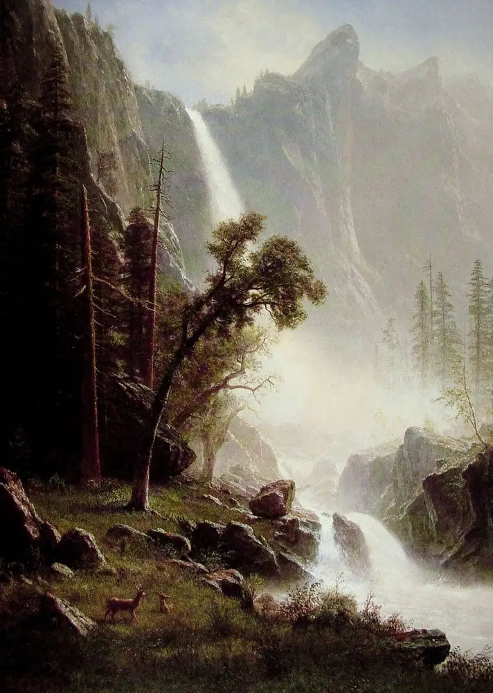 Brautschleierfälle, Yosemite - Albert Bierstadt
