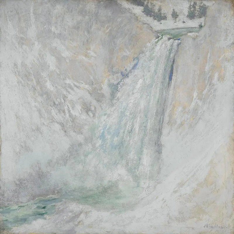 Untere Wasserfälle des Yellowstone - John Henry Twachtman