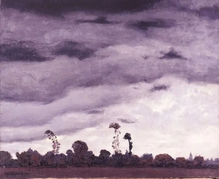 Grauer Himmel, schwarzer Himmel - Félix Vallotton