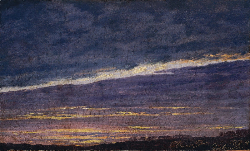 Bewölkter Abendhimmel - Caspar David Friedrich