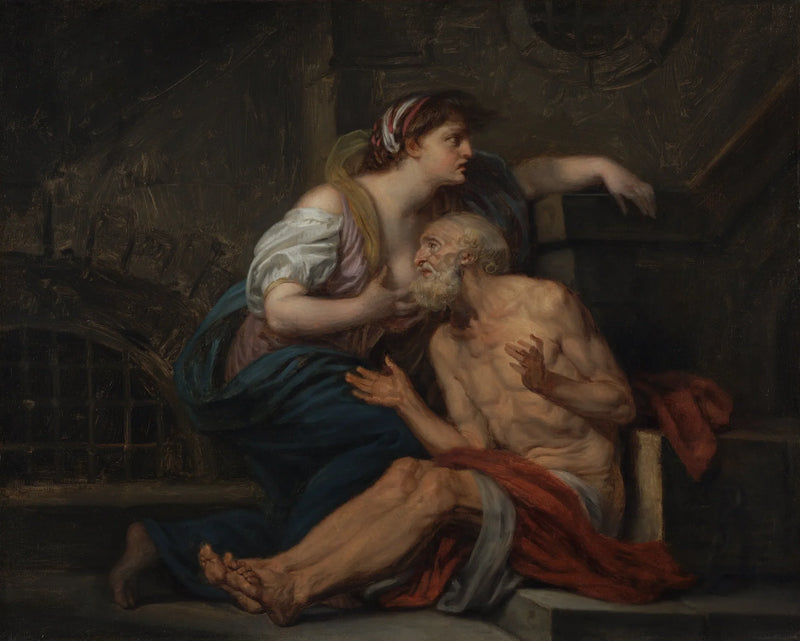 Cimon und Pero: „Die römische Nächstenliebe“ - Jean-Baptiste Greuze