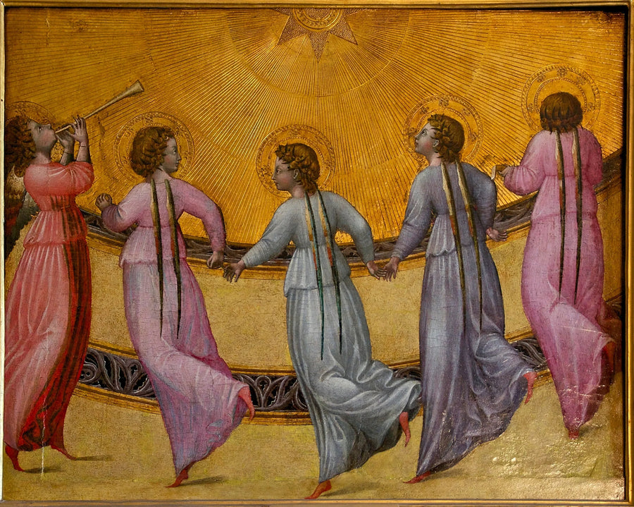 Fünf tanzende Engel - Giovanni di Paolo