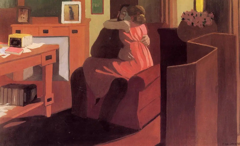 Fünf Uhr - Félix Vallotton