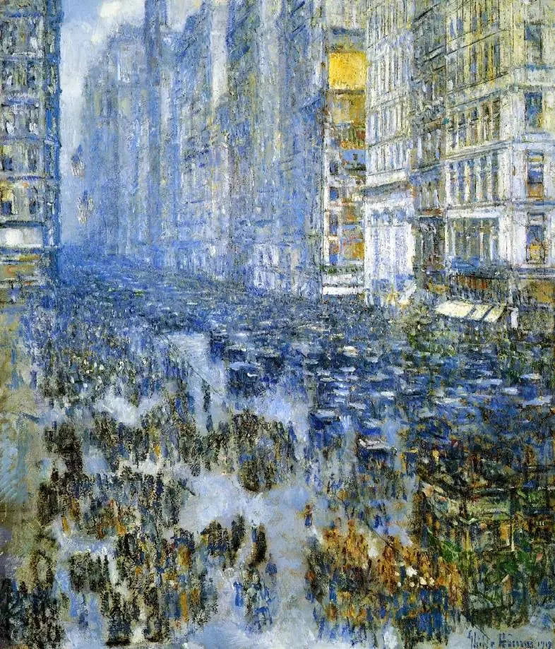 Fünfte Avenue - Childe Hassam