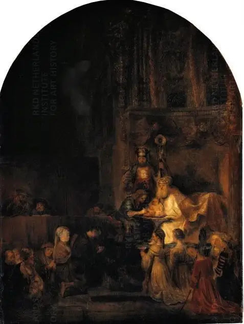 Beschneidung, Kopie eines Teils der Serie Passion für Frederik Hendrik - Rembrandt