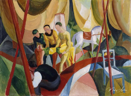 Circus - August Macke - Reproductions de tableaux et peintures haut de gamme