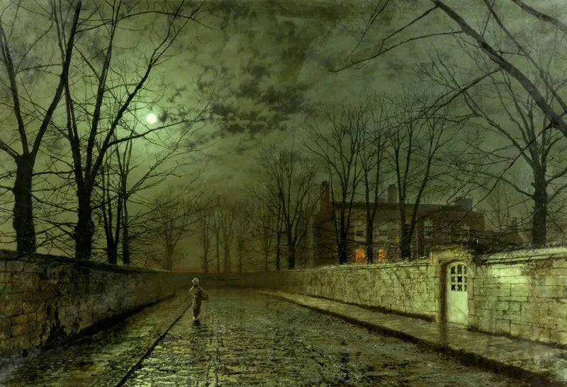 Silbernes Mondlicht - John Atkinson Grimshaw