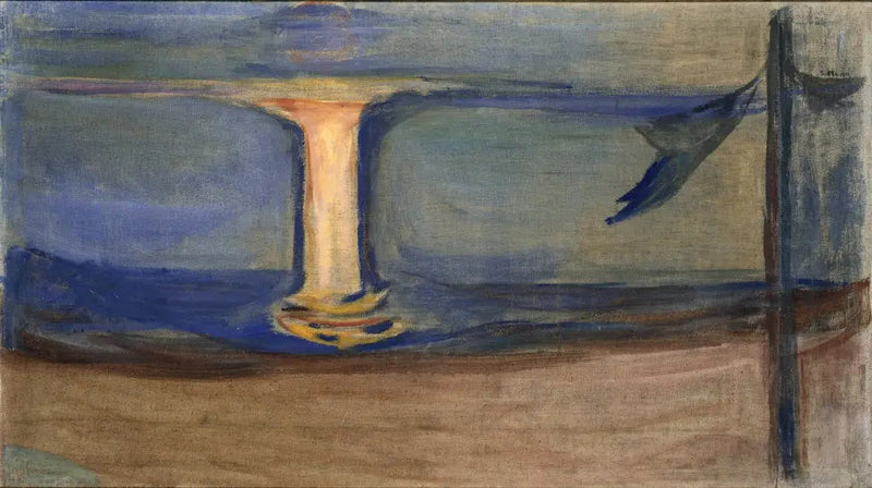 Mondschein auf dem Meer (Frise Reinhardt) - Edvard Munch
