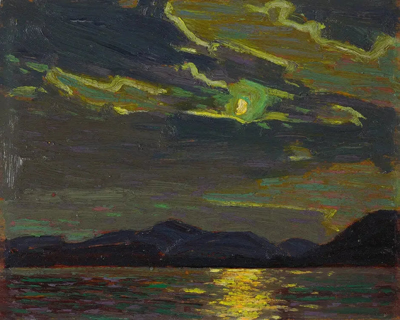 Mondschein bei einem warmen Sommerabend - Tom Thomson