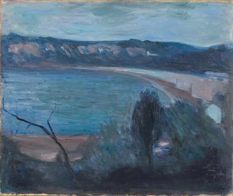 Mondschein nahe dem Mittelmeer - Edvard Munch