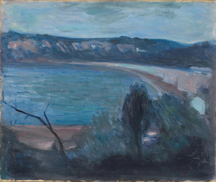 Mondschein nahe dem Mittelmeer - Edvard Munch