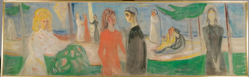 Mondschein am Strand - Edvard Munch