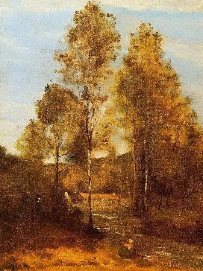 Lichtung im Bois Pierre, bei Évaux in der Nähe von Château-Thierry - Jean-Baptiste Camille Corot