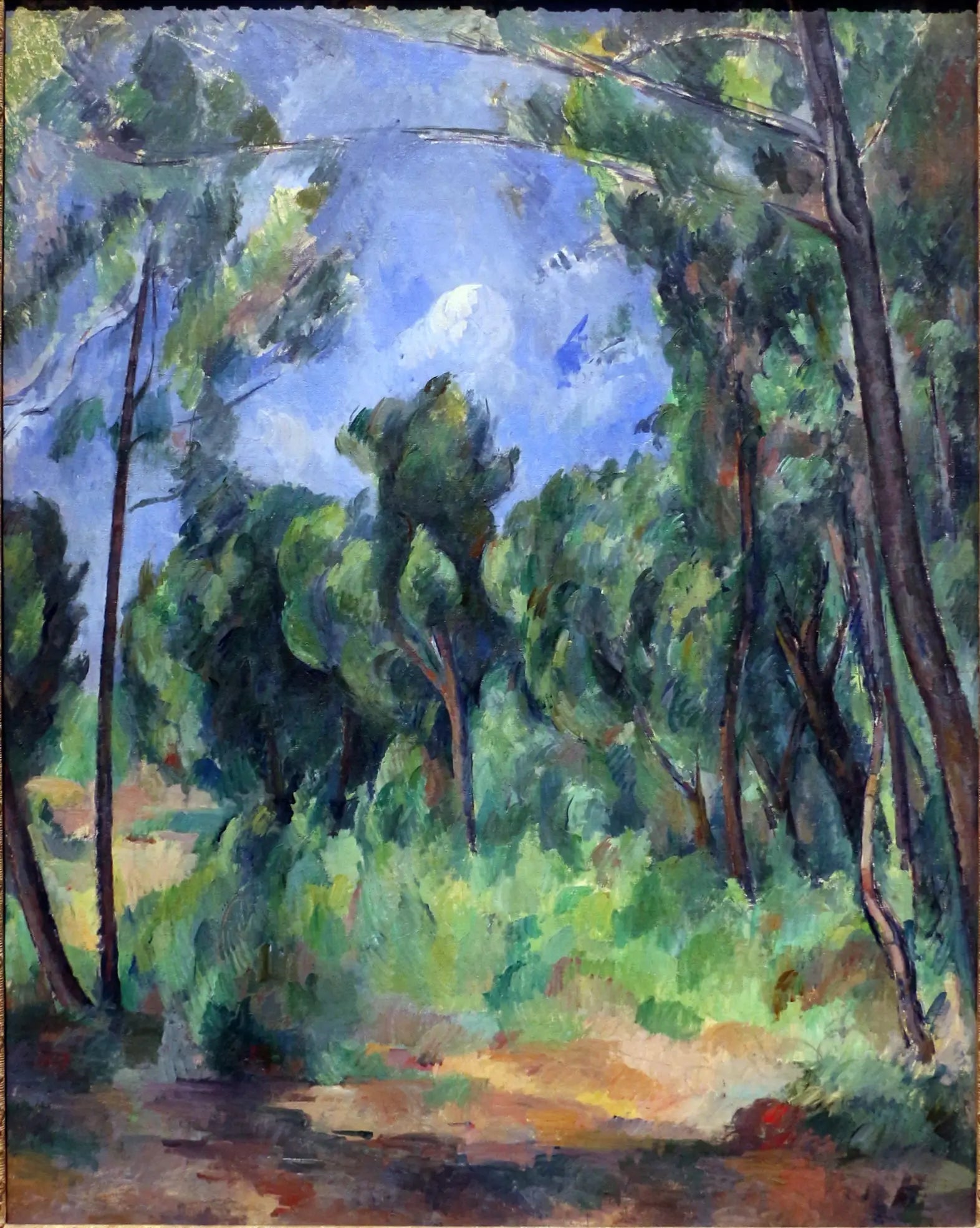 Clairière - Paul Cézanne image 1 tableau peint à l’huile sur toile