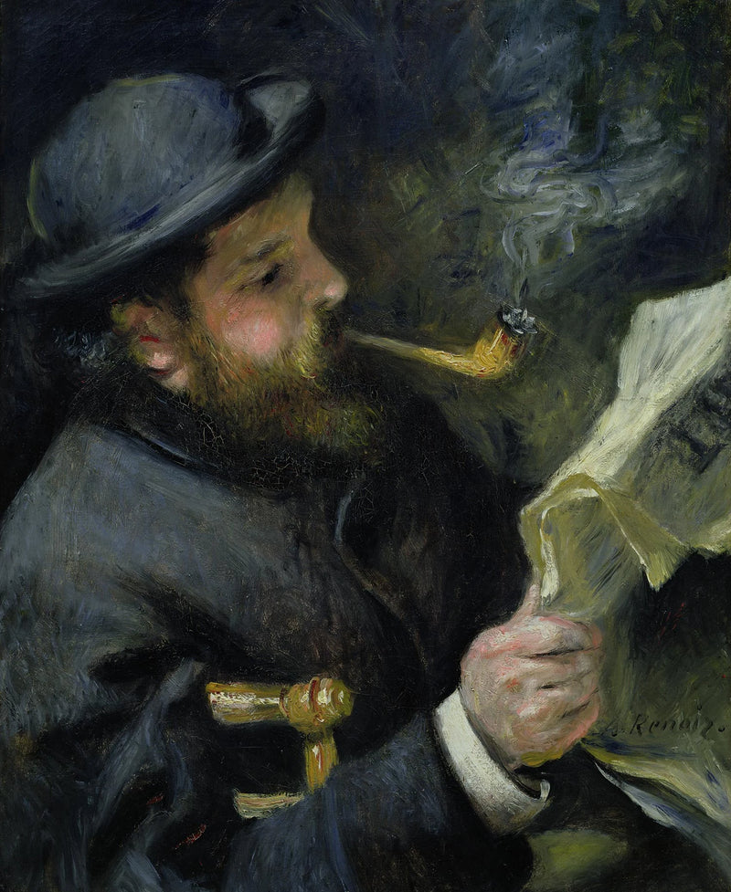 Porträt von Claude Monet - Pierre-Auguste Renoir