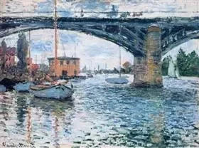 Die Argenteuil Road Bridge W315 - Claude Monet