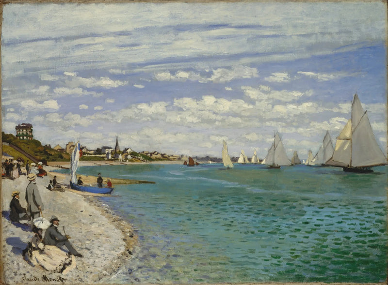 Regatten in Sainte-Adresse W91 - Claude Monet