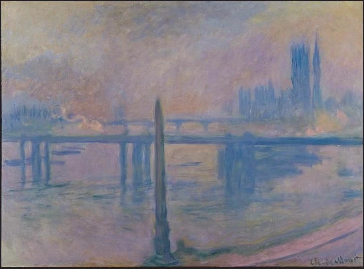Kleopatras Nadel und Charing Cross Bridge - Claude Monet