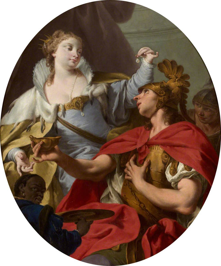 Kleopatra und die Perle - Giovanni Battista Pittoni