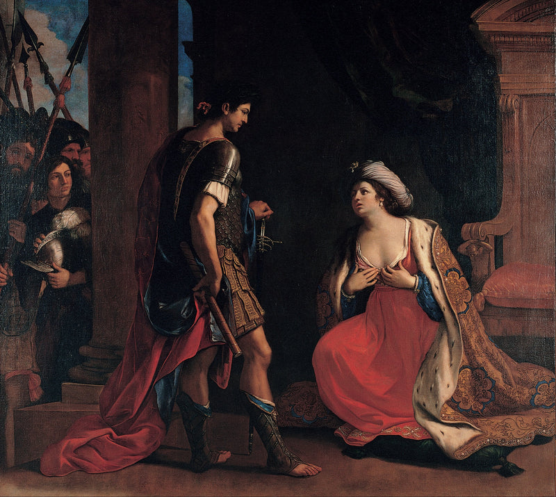 Kleopatra und Octavius - Guercino
