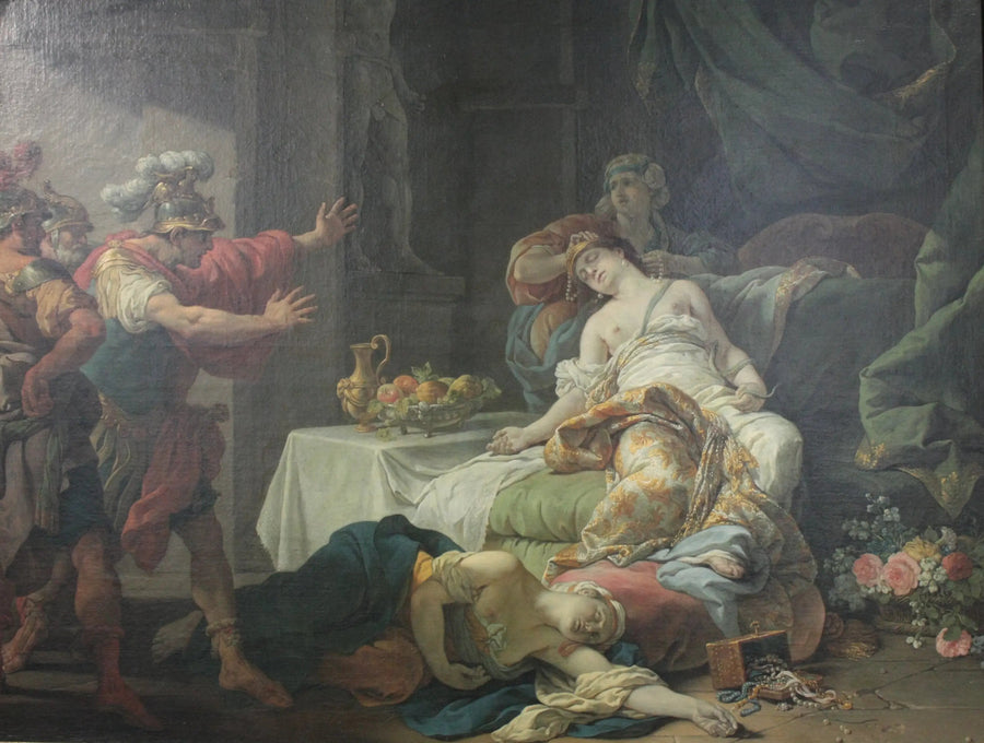 Cleopatra expirierend - Louis Jean François Lagrenée