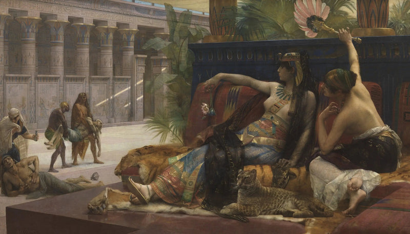 Kleopatra verhängt Gifte über zum Tode Verurteilte - Alexandre Cabanel