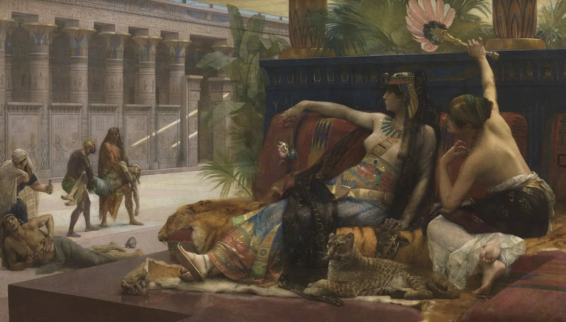 Kleopatra verhängt Gifte über zum Tode Verurteilte - Alexandre Cabanel
