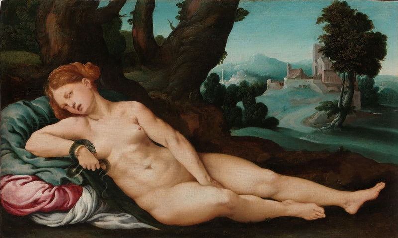 Cléopâtre mourante - Jan van Scorel