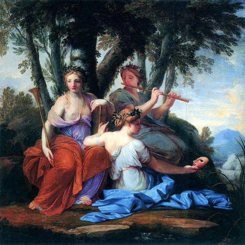 Clio, Euterpe und Thalia - Eustache Le Sueur