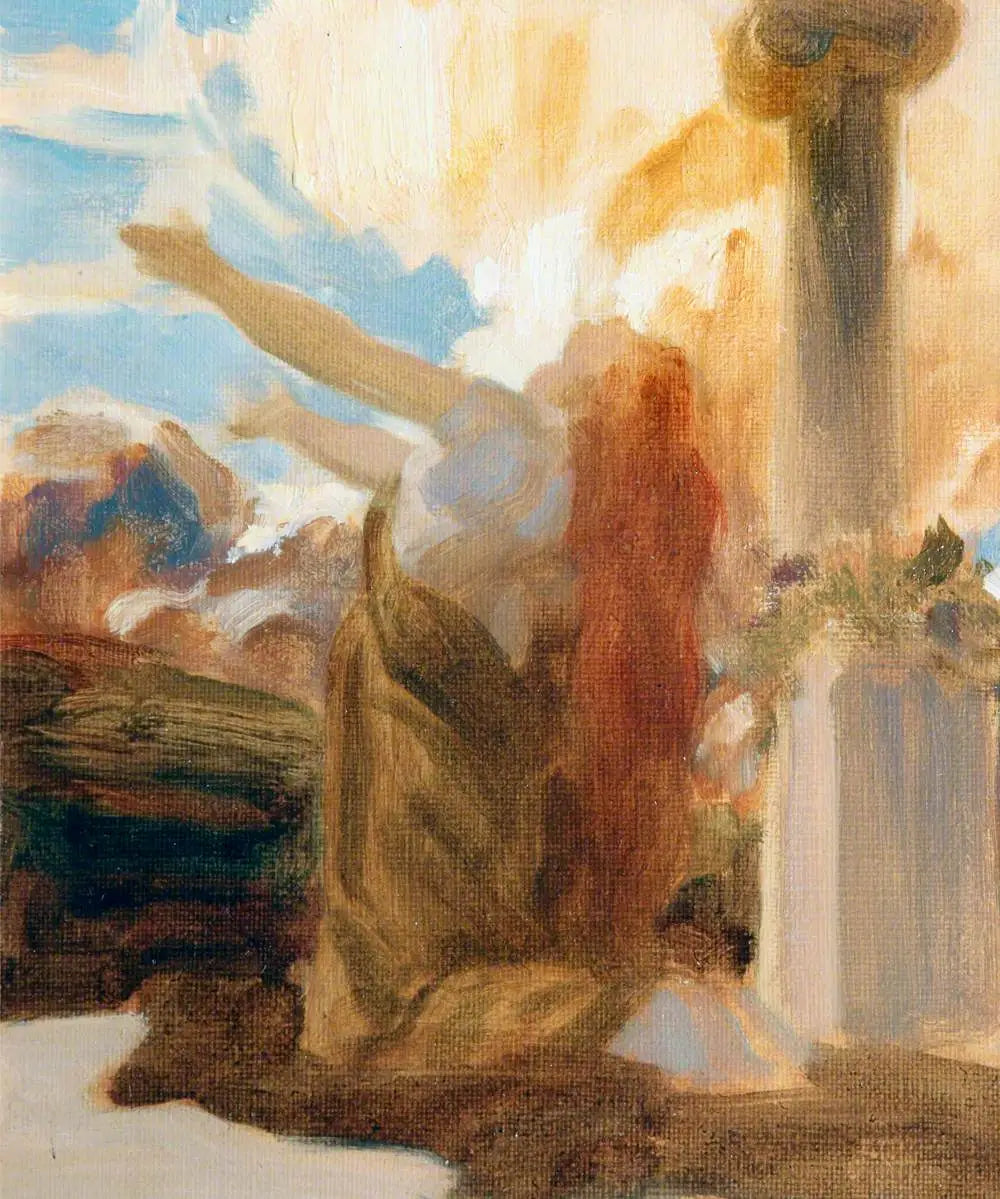 Clytie (croquis) - Frederic Leighton - Alpha Reproduction