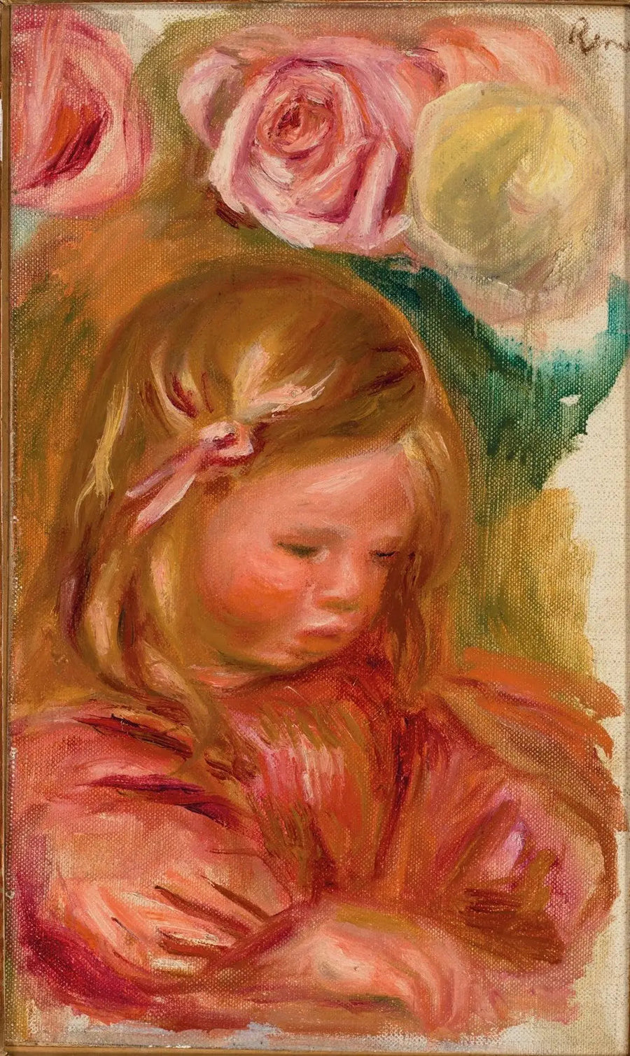 Coco in den Rosen - Pierre-Auguste Renoir