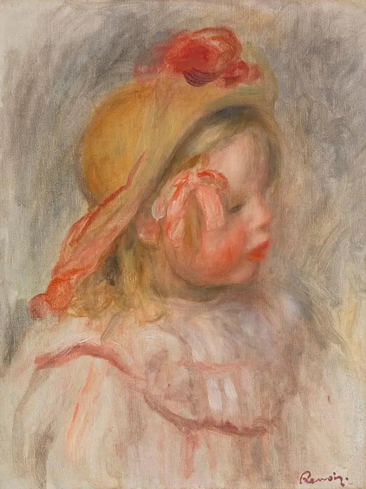Coco mit Strohhut - Pierre-Auguste Renoir