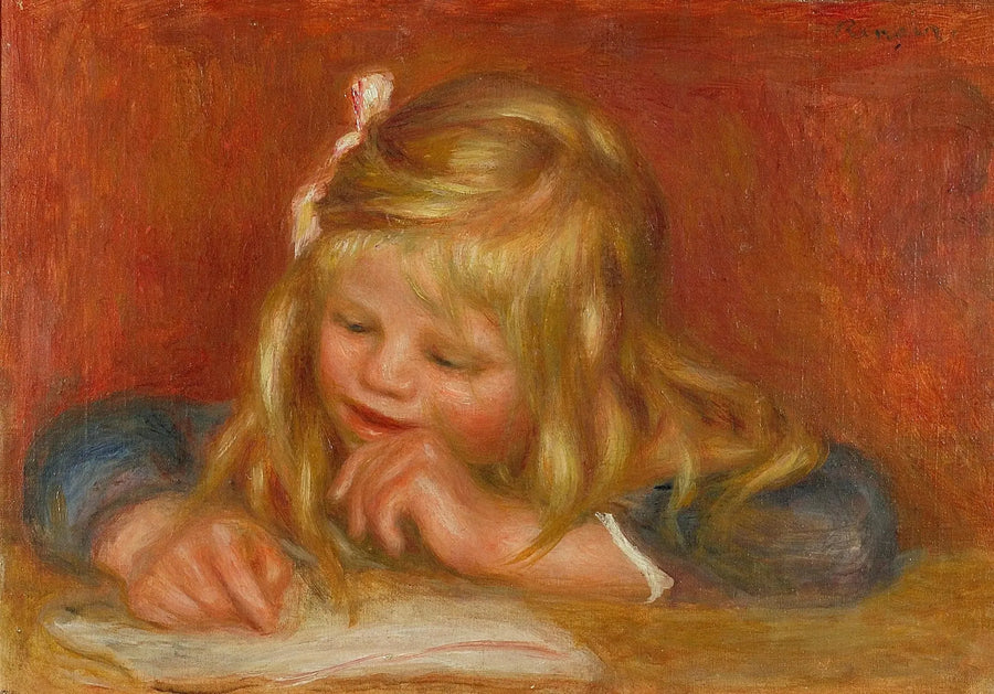 Coco liest - Pierre-Auguste Renoir