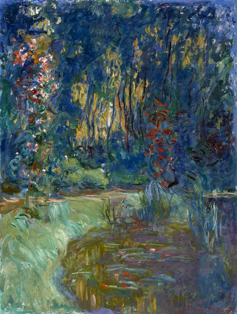 Coin de l'étang à Giverny - Claude Monet image 1 reproduction de peinture à l’huile