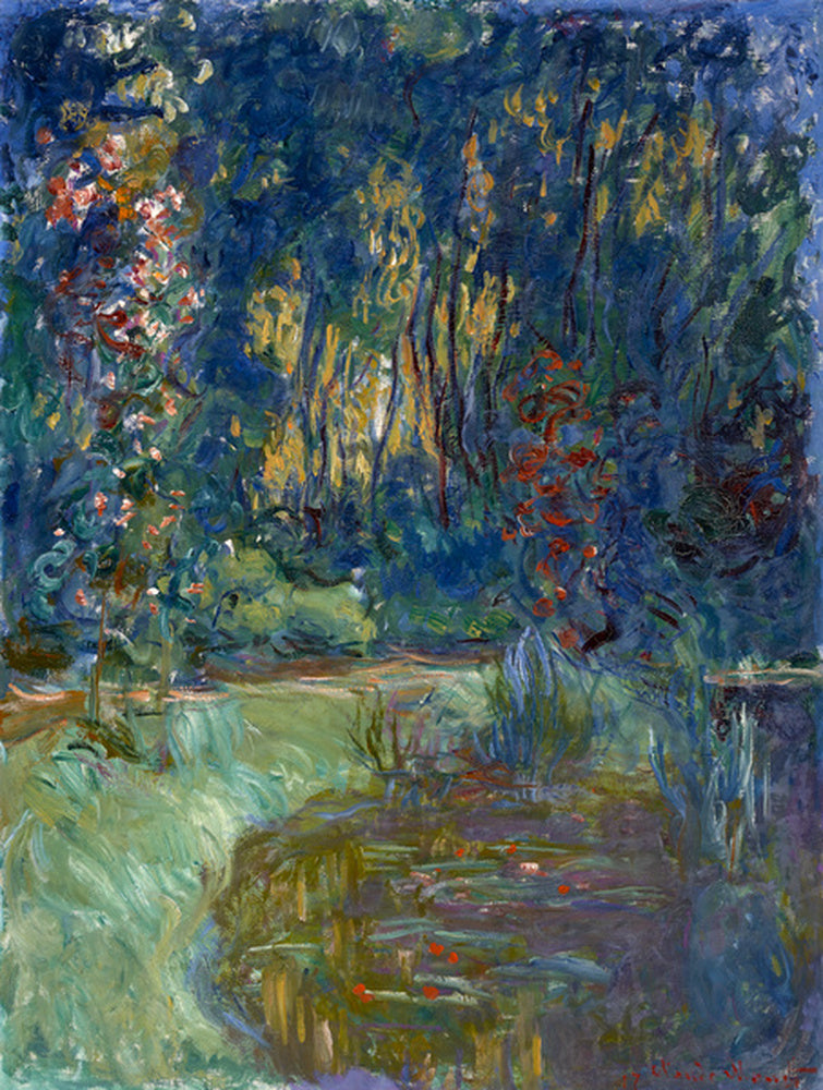 Reproduction du tableau « Coin de l'étang à Giverny - Claude Monet » par Alpha Reproduction en peinture à l’huile