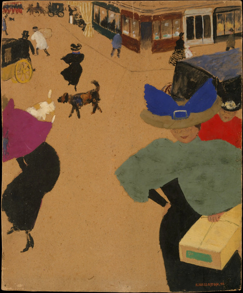 Coin de rue à Paris - Félix Vallotton