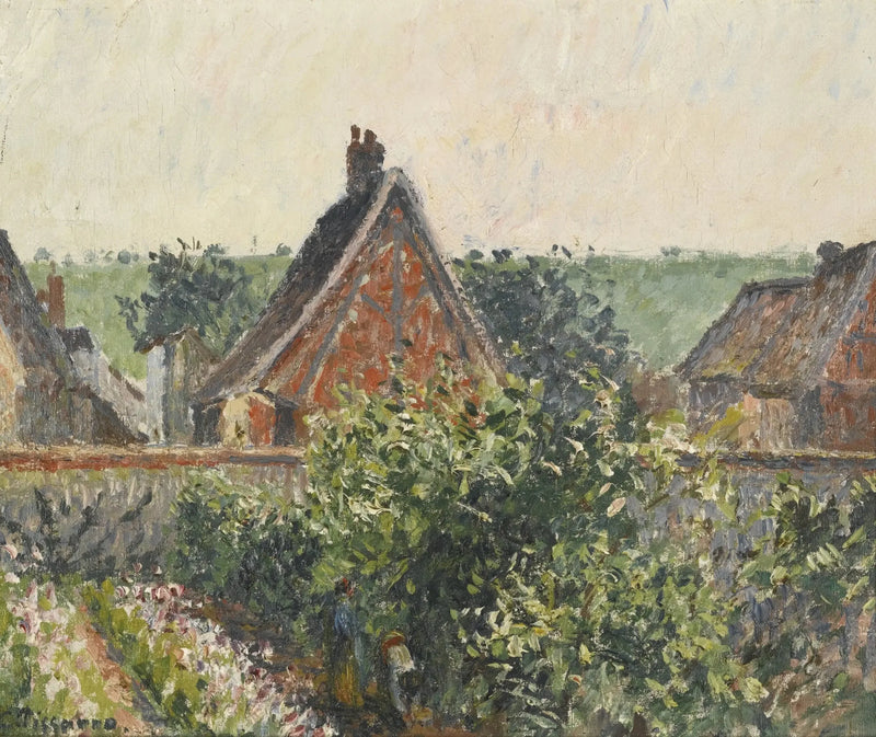 Garten Ecke in Eragny. - Camille Pissarro