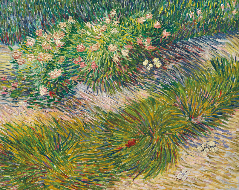 Gartenecke mit Schmetterlingen - Vincent van Gogh
