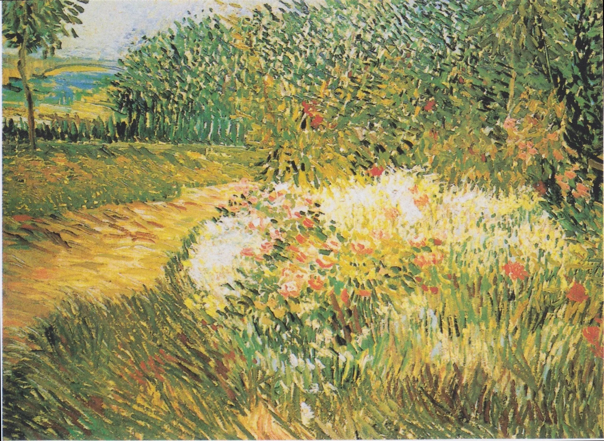 Coin du parc Voyer d’Argenson à Asnières F315 de Vincent van Gogh