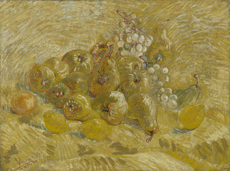 Quitten, Zitronen, Birnen und Trauben - Vincent van Gogh