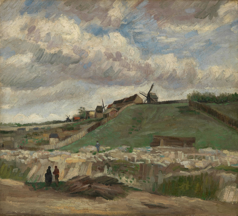 Der Hügel von Montmartre mit dem Steinbruch - Vincent van Gogh