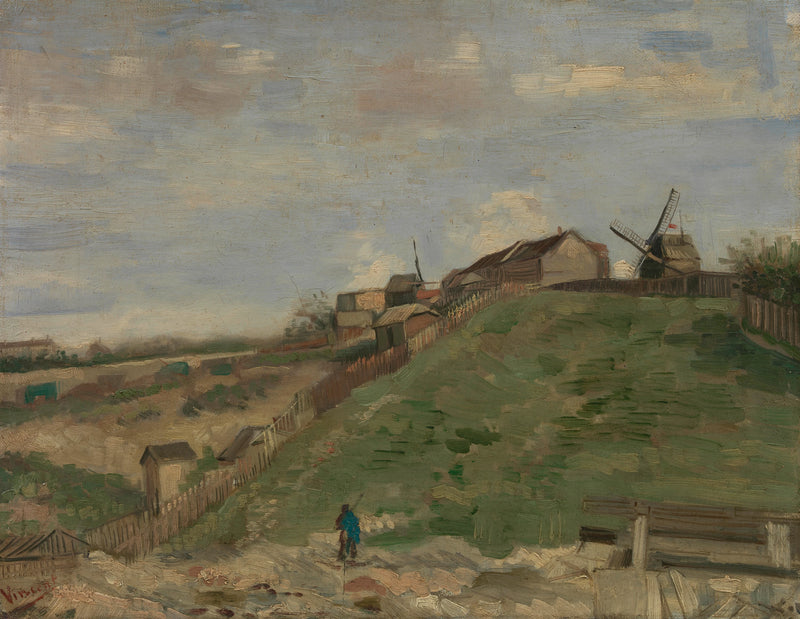 Der Hügel von Montmartre mit dem Steinbruch - Vincent van Gogh